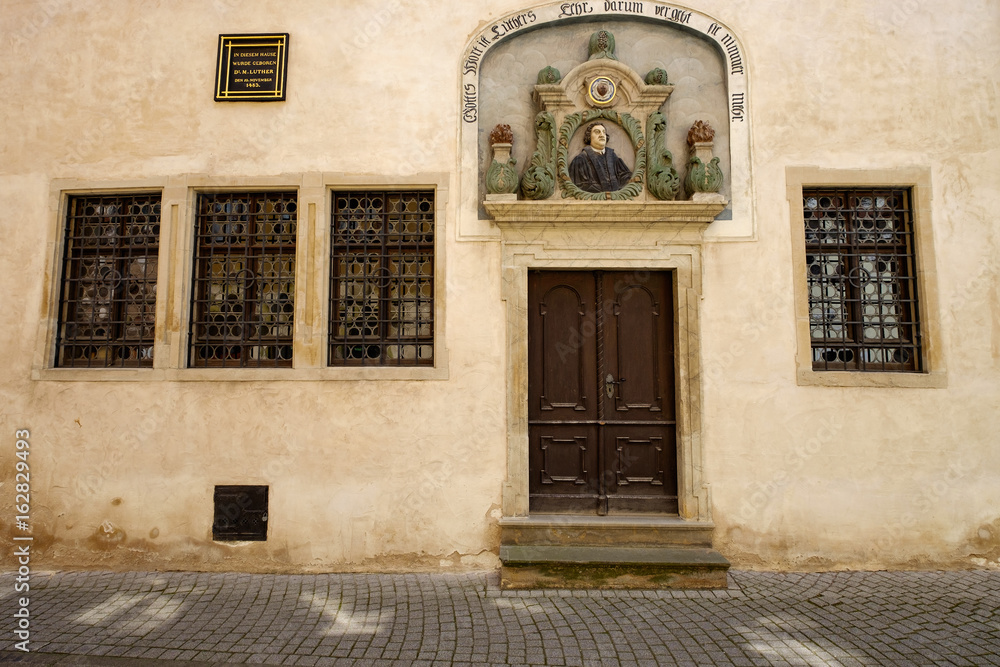 Fototapeta premium Luthers Geburtshaus in Eisleben