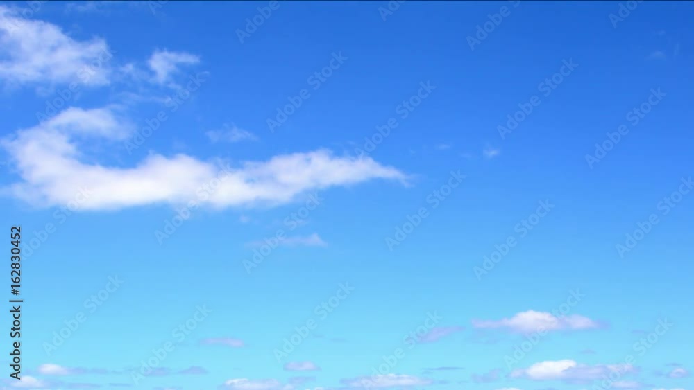 Time lapse of white clouds in the blue sky Time lapse of white clouds in the blue sky