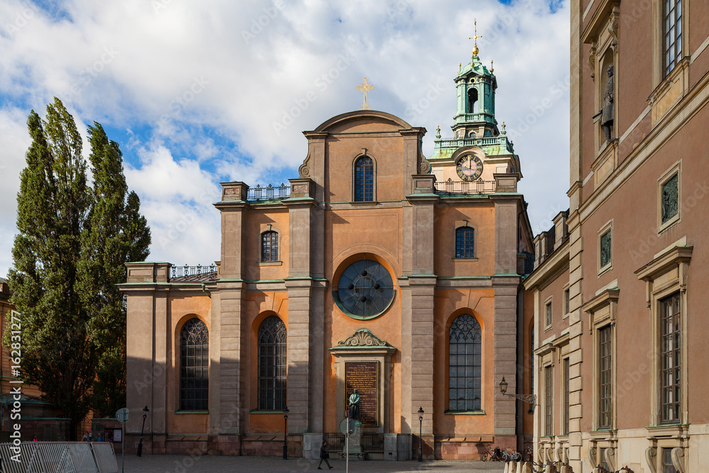 Storkyrkan (The Great Church, Stockholm Cathedral), is the oldest church in Gamla stan, the old town.
