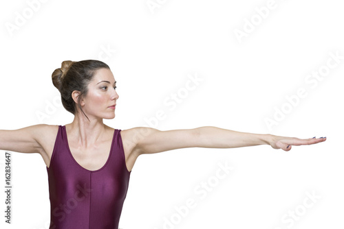 Woman practicing yoga © BGStock72