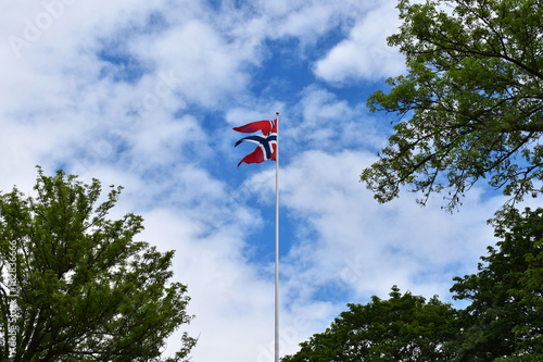 Flag Oslo Norway Europe
