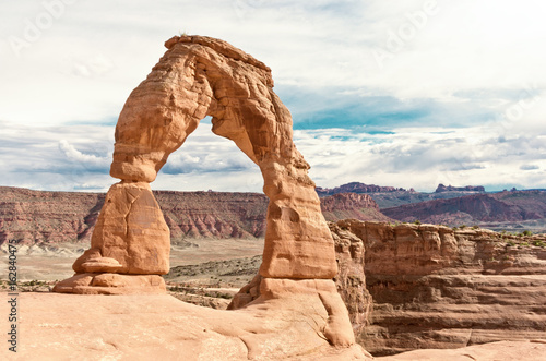 Delicate arch, Arches National Park. Utah, USA photo