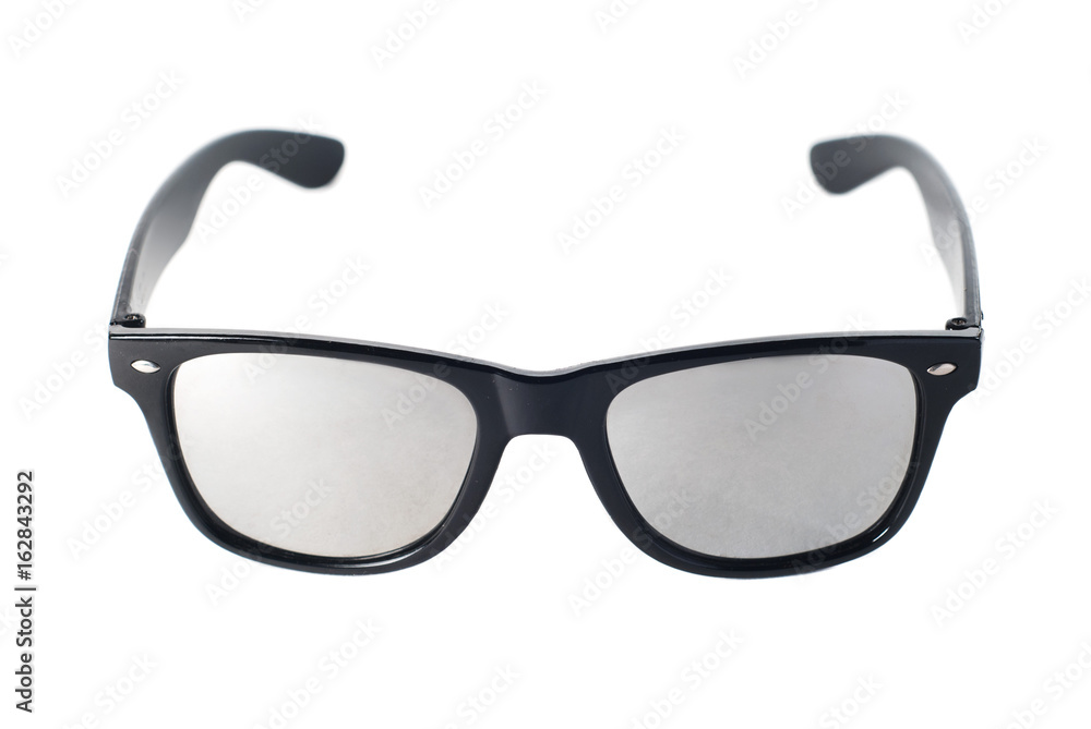 sunglasses with a reflective surface on white background sunglasses with a reflective surface on white background