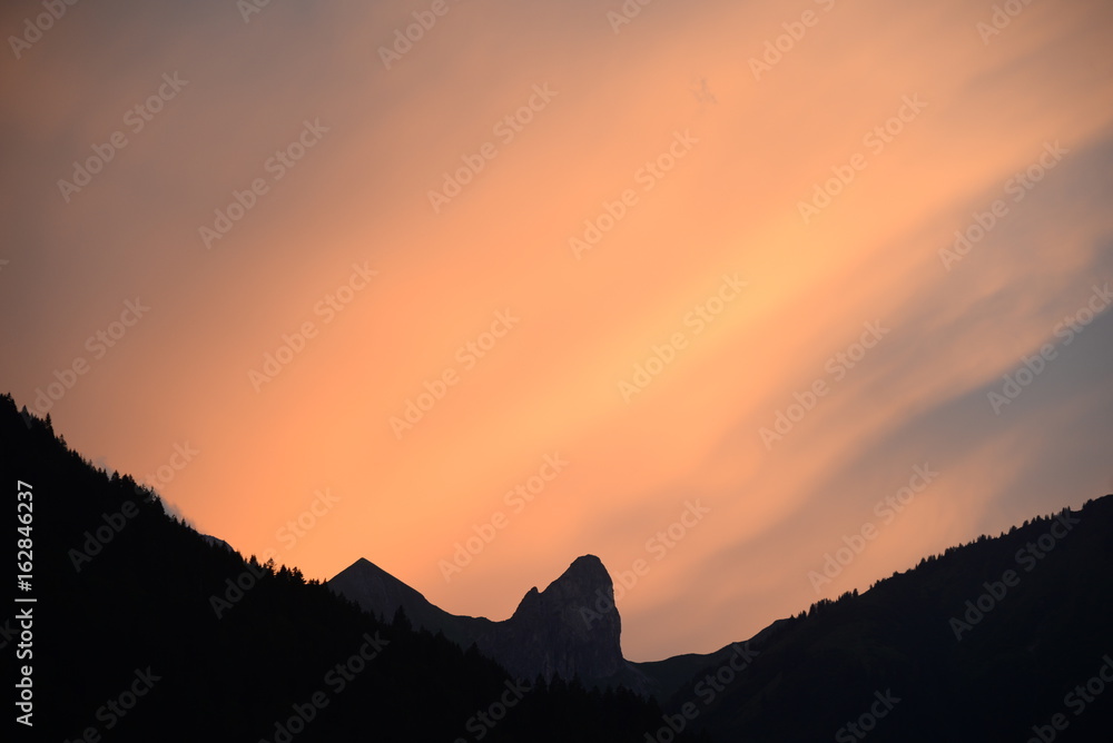 Obraz premium Zitterklapfen, abends