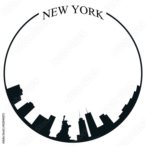 Photography Isolated New York city skyline