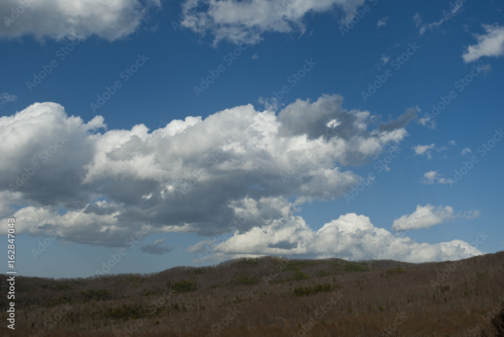 Clouds, Winter Landscape, Great Smoky Mountains NP Clouds, Winter Landscape, Great Smoky Mountains NP