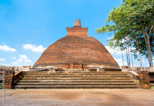 The Ruins Of Anuradhapura, Sri Lanka. Anuradhapura Is The First Most Ancient Of Sri Lankas Kingdoms photo