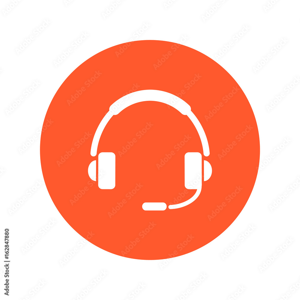 Flat icon of support. Sign the call center. Contact technical support. Call and we will reply to you. Flat icon of support. Sign the call center. Contact technical support. Call and we will reply to you.