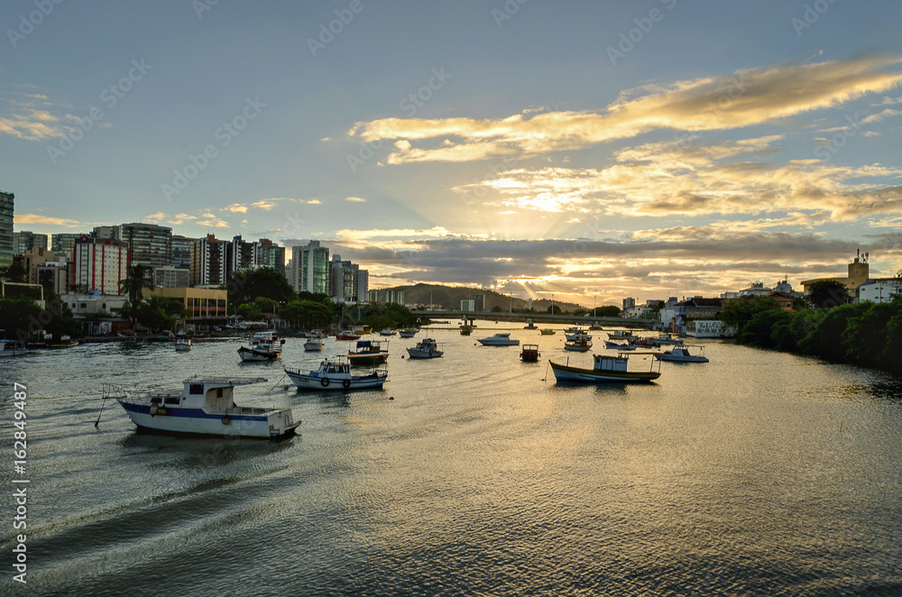 Fototapeta premium Boats at the bay