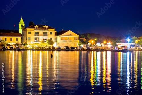 Sukosan Adriatic village evening view 