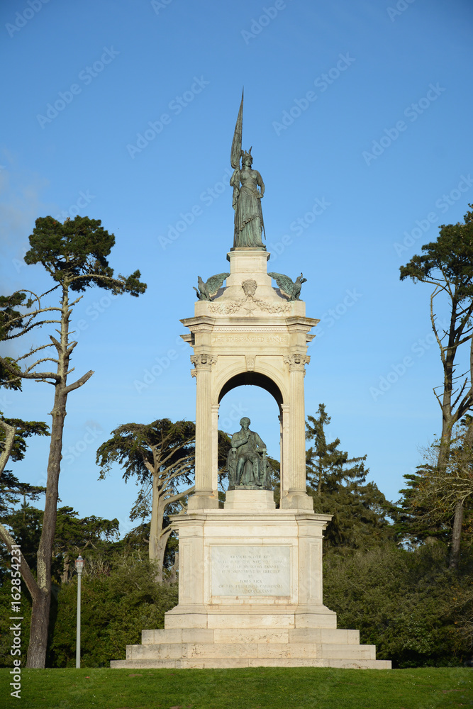 Obraz premium Monument in Golden Gate Park, San Francisco, California