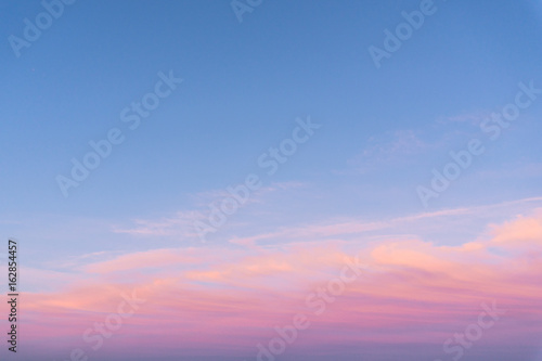 Panorama of the sky at sunset. © Photoillustrator