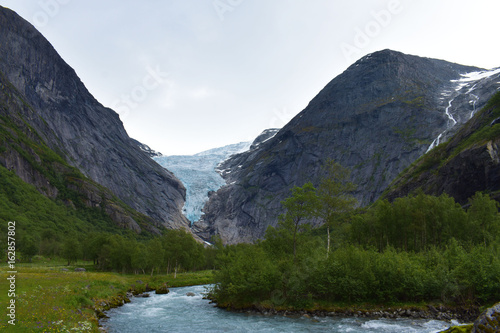 Glacier Briksdalsbreen Norway Europe