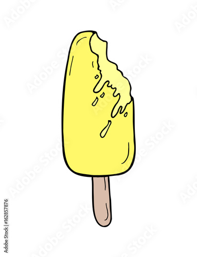 tasty ice cream illustration