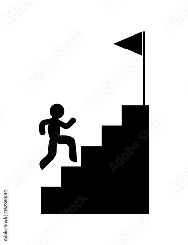 climbing stairs icon