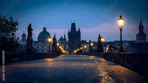 Beautiful scenic morning in Prague, Cezch Republic © icephotography
