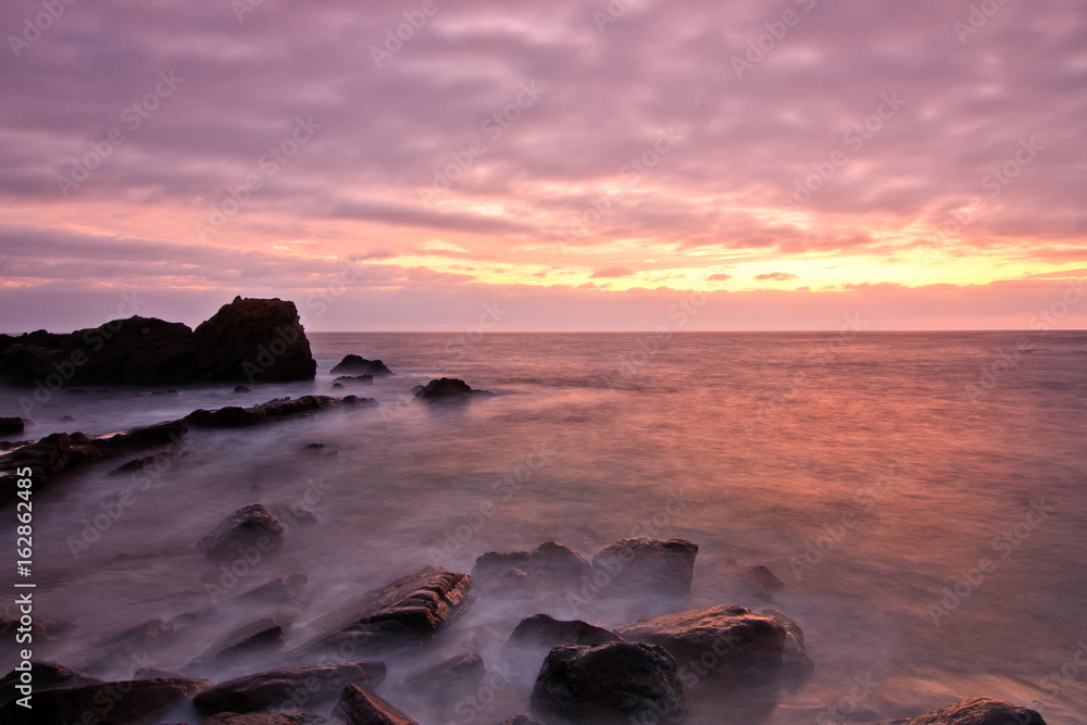 Southern California Beach Sunset over the Ocean Southern California Beach Sunset over the Ocean