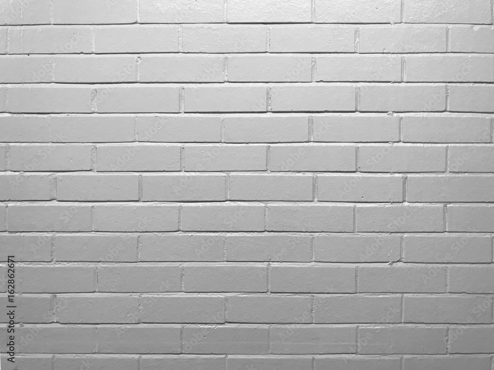 Naklejka premium white brick wall background