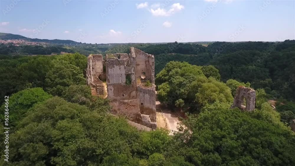 ruins of the Orsini-Altieri Castle, Canale Monterano, Lazio, Italy ruins of the Orsini-Altieri Castle, Canale Monterano, Lazio, Italy