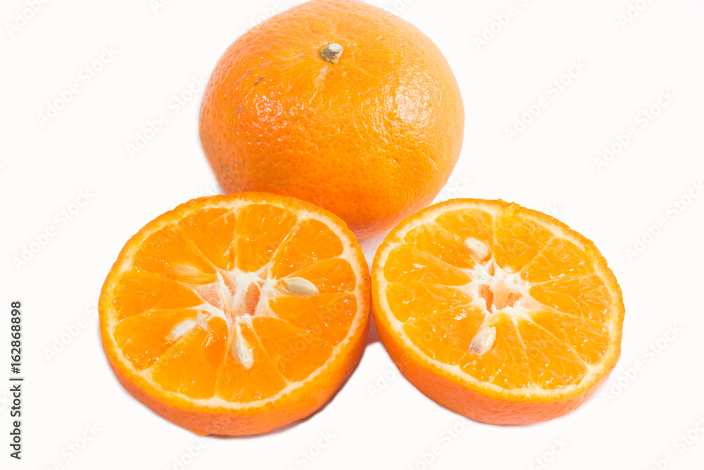 Orange isolate on white background Orange isolate on white background