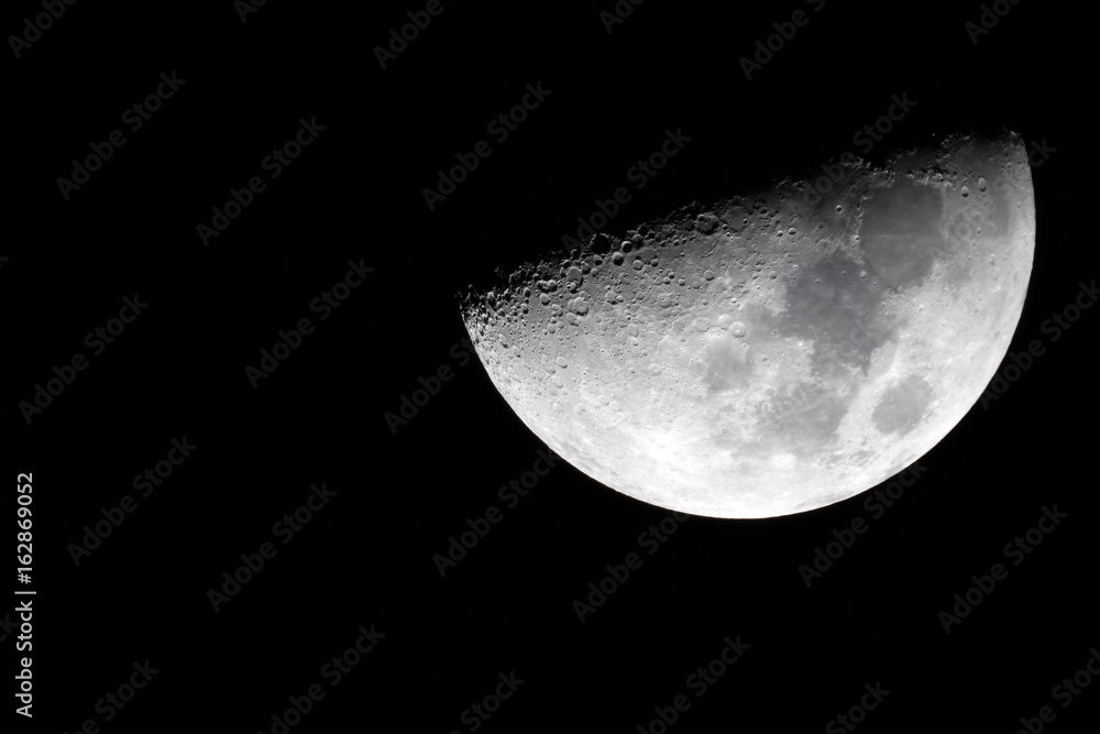 Half Moon refers to the two lunar phases commonly known as first quarter and last quarter. Half Moon refers to the two lunar phases commonly known as first quarter and last quarter.