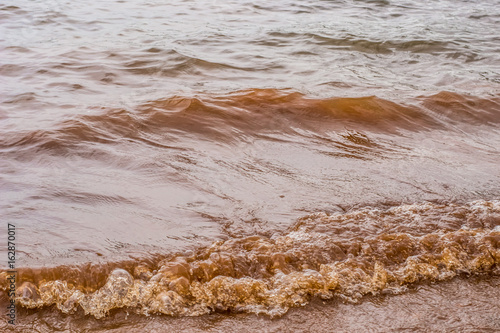 Muddy Waves of Panshet Lake