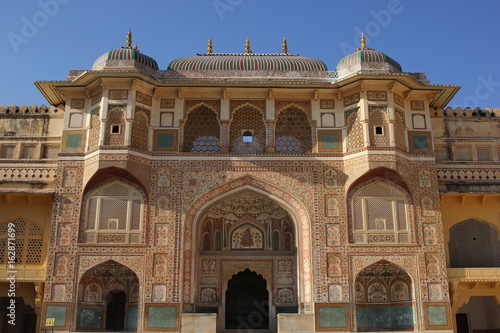 Ganesh Pol im Fort Amber in Amer, Bundesstaat Rajasthan, Indien