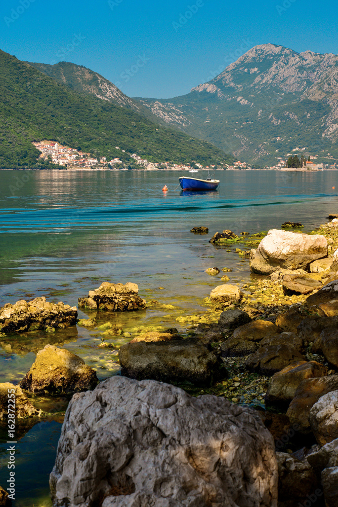 Obraz premium View on Boka Kotorska bay