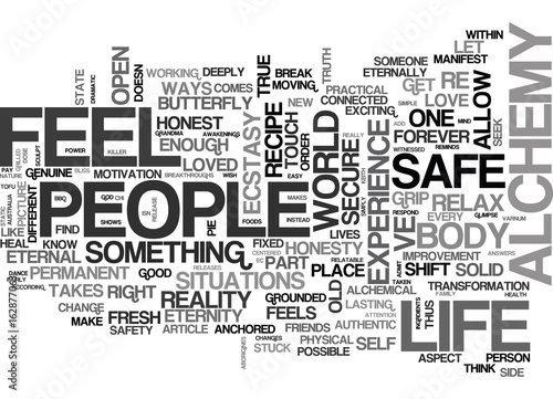 A RECIPE FOR ALCHEMY TEXT WORD CLOUD CONCEPT