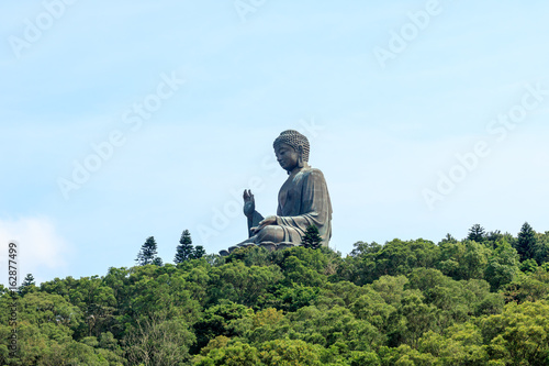Giant Buddha statue/Po Lin Monastery at Ngong Ping,Hong Kong © THAWEERAT