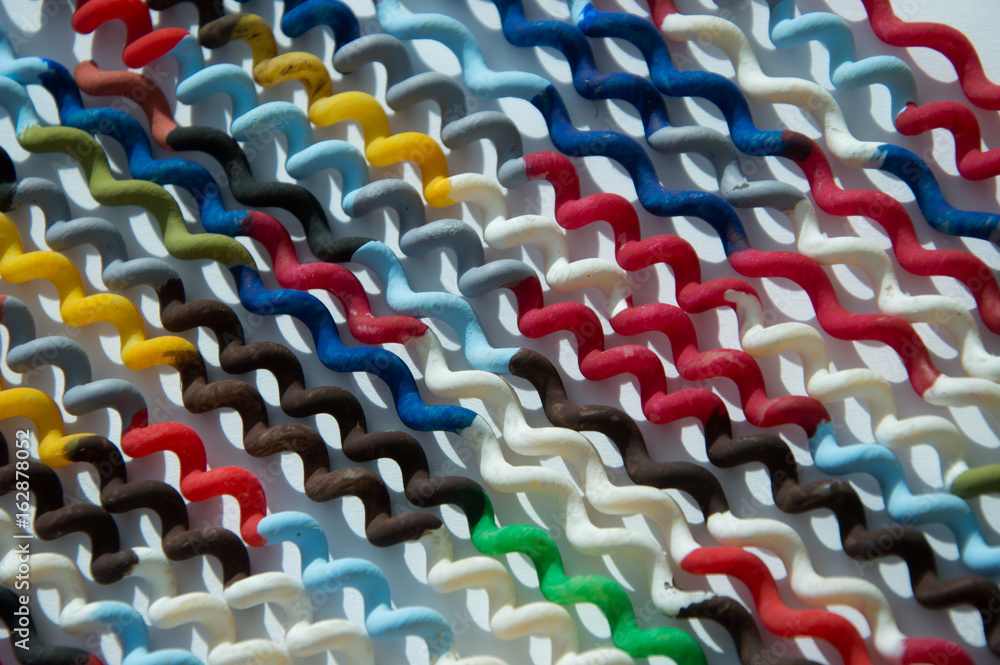 Fototapeta premium Multicolored spirals abstract