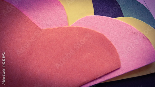 art and craft paper flower and colorful texture and background