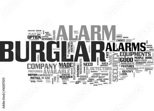 ADEMCO BURGLAR ALARM TEXT WORD CLOUD CONCEPT