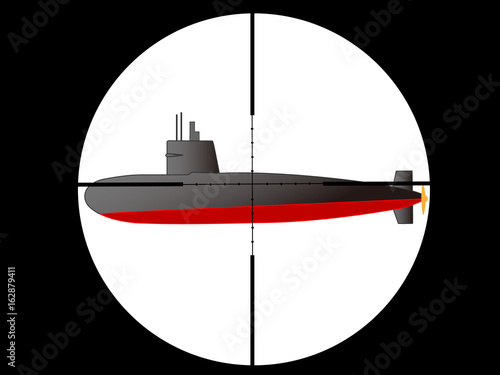 潜水艦を撃つ