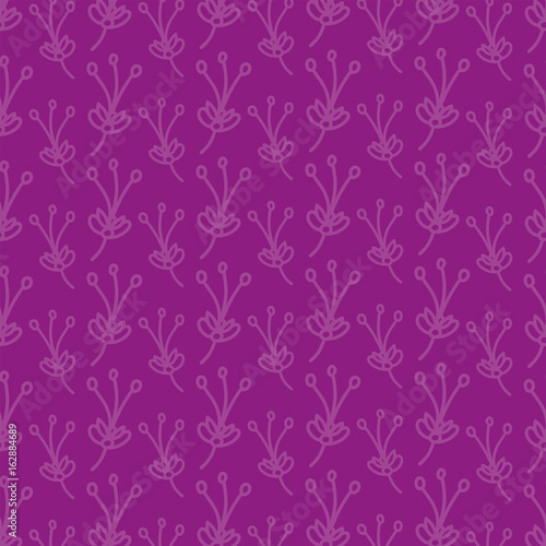 Flower Pattern. Endless Background