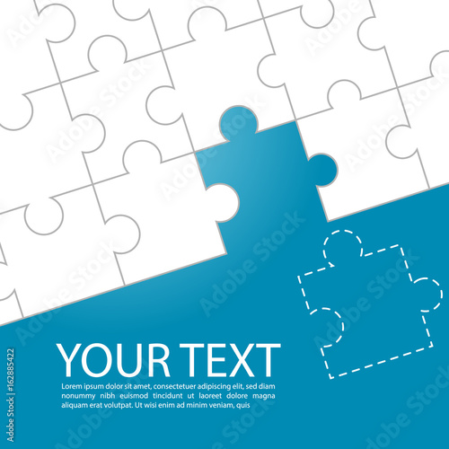 jigsaw find part concept ,business find partner vector