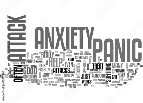 ANXIETY AND NERVOUSE BREAKDOWN TIE IN TOGETHER TEXT WORD CLOUD CONCEPT