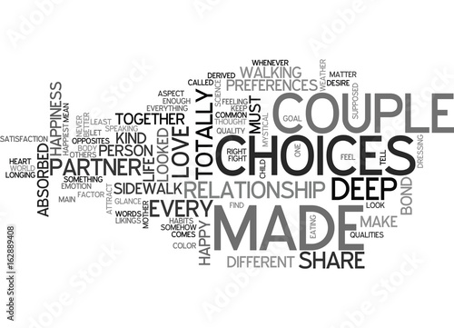 ARE YOU MADE FOR EACH OTHER TEXT WORD CLOUD CONCEPT