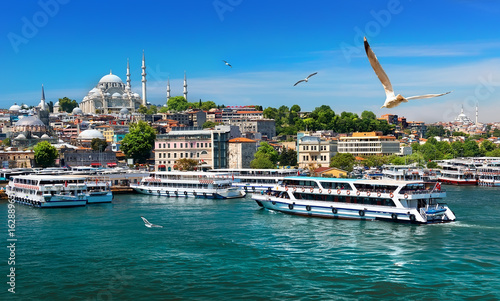 Boats in Istanbul photo