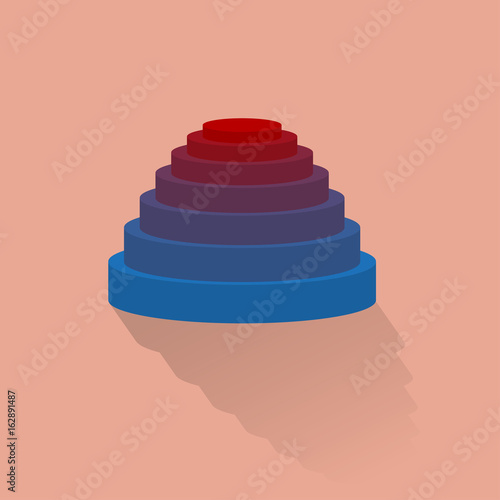 Abstract geometrical icon. Vector illustration EPS10
