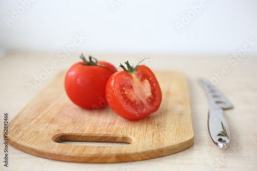 the tomato on the Board