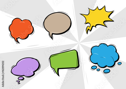 Comics bubbles