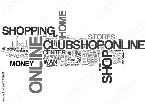 BARGAINS ONLINE HOW TO SHOP AND SAVE MONEY FROM HOME TEXT WORD CLOUD CONCEPT