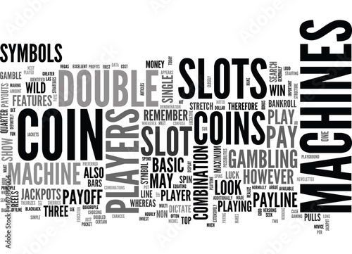 BASIC SLOTS FEATURES STRATEGIES TEXT WORD CLOUD CONCEPT