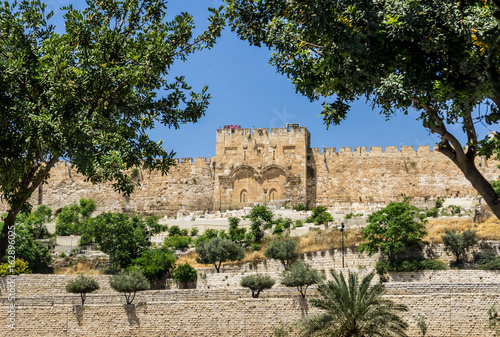 The Golden Gate in Jerusalem, Israel
