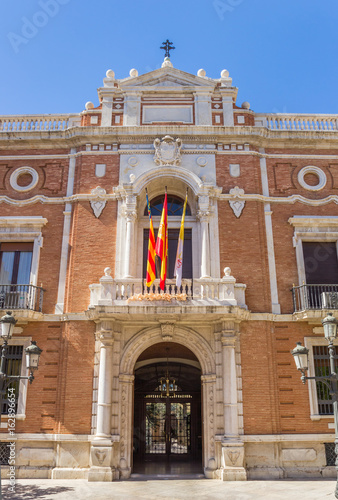 Entrance to the home of the Archbishop in the historic center of Valencia