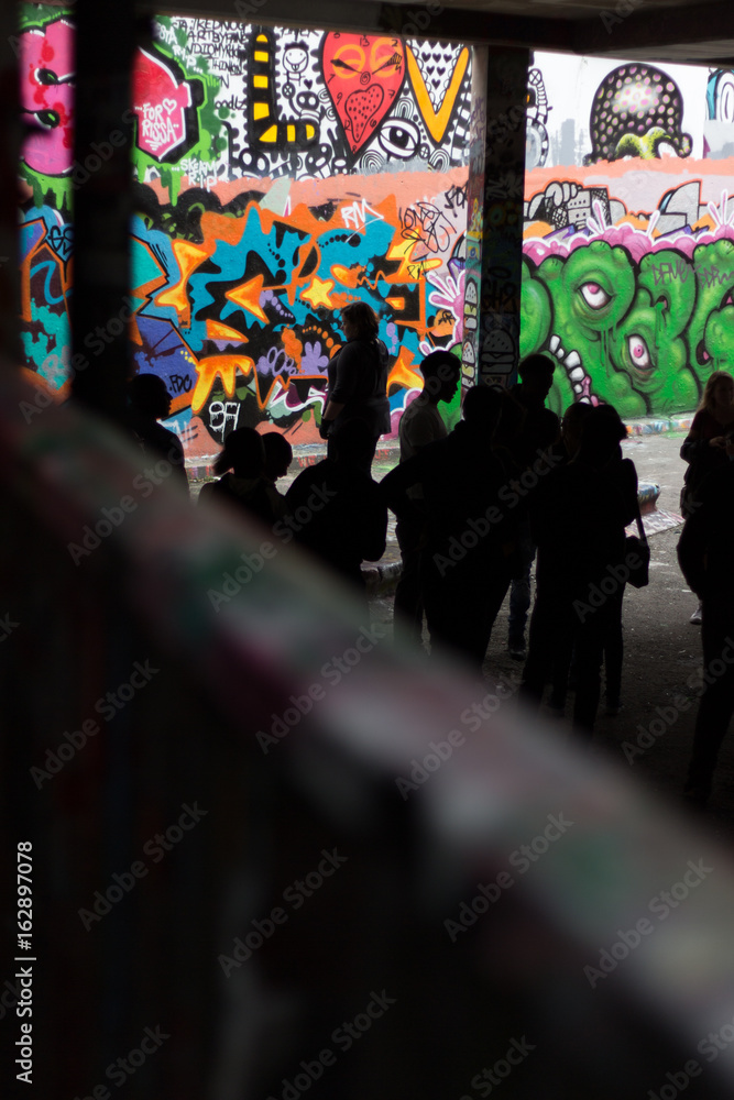 Graffiti art at London Waterloo