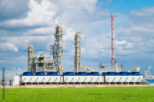 plant fertilizer on a green meadow