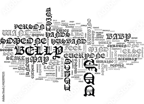 BELLYHANDS TEXT WORD CLOUD CONCEPT