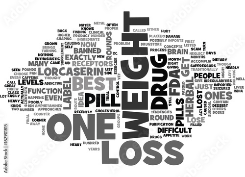 BEST WEIGHT LOSS PILLS TEXT WORD CLOUD CONCEPT